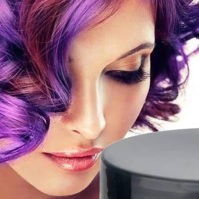 Hair color wax